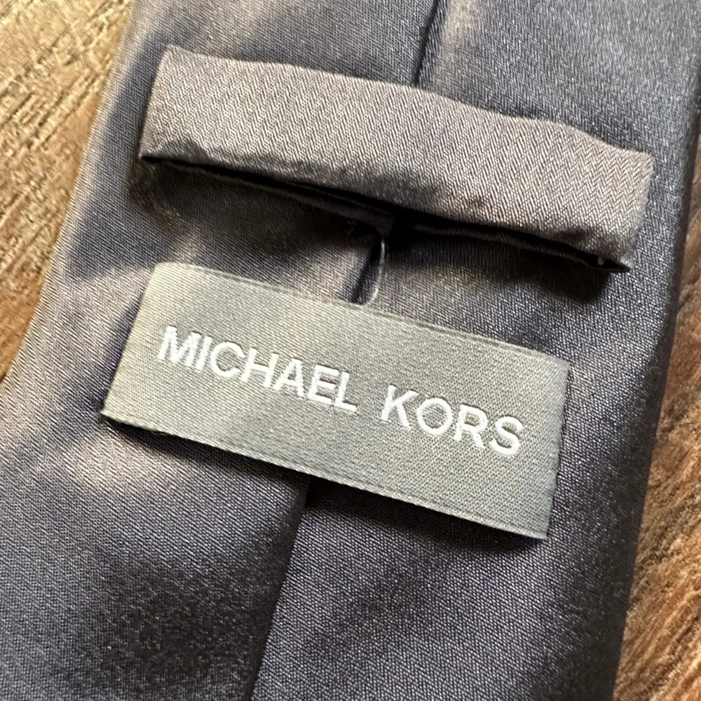 Men's Michael Kors Gray Silk Tie One Size